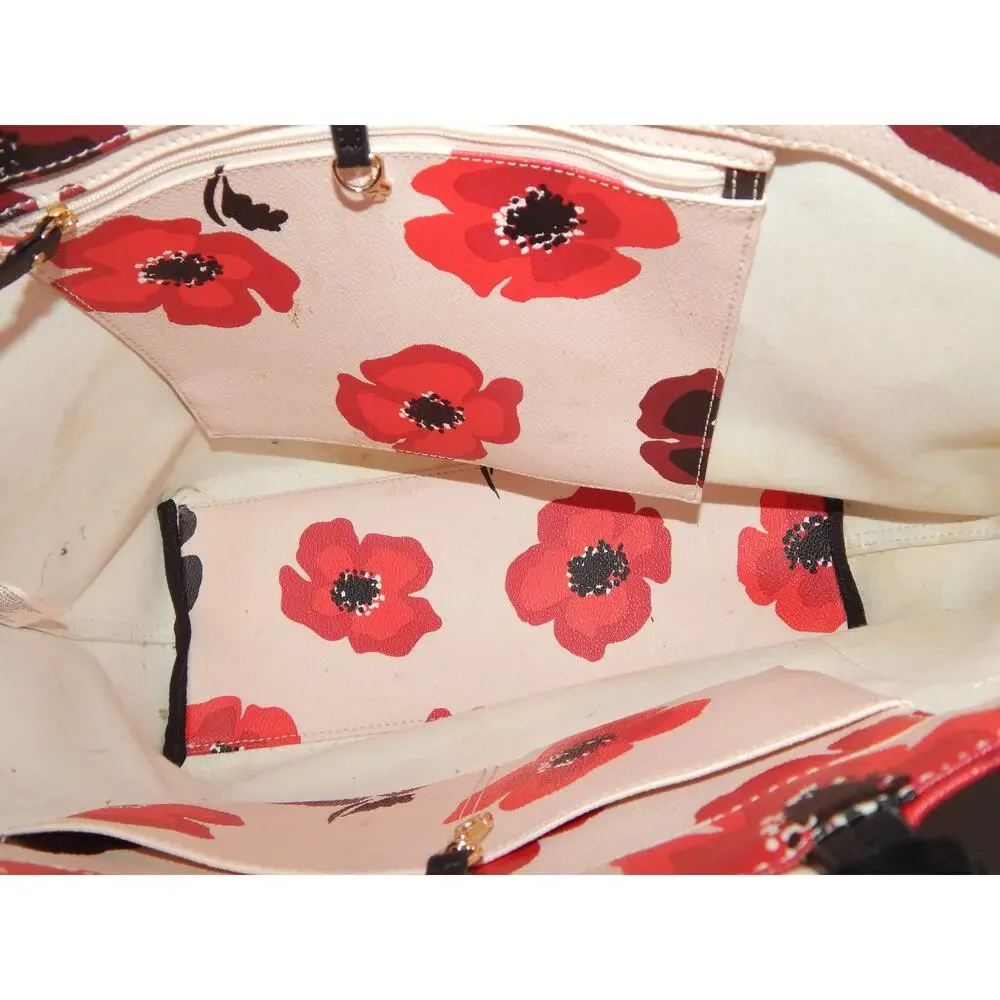 Kate Spade New York Women’s Hyde Lane Poppies Riley Tote Bag - Picture 4 of 9